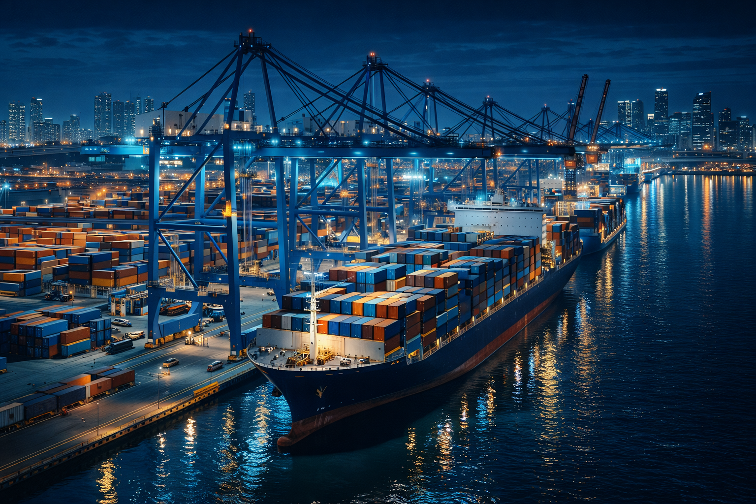 Cargo containers and global trade